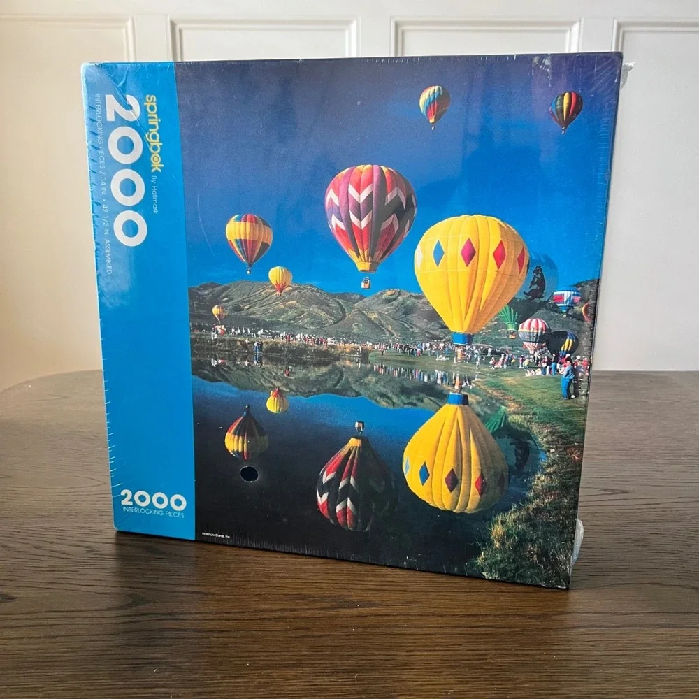 Springbok‎ 2000 Flying Colors Hot Air Balloon Interlocking Puzzle Sealed 34x42.5